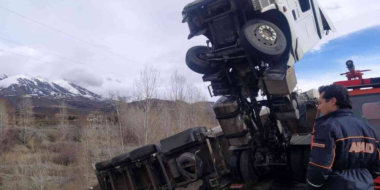 Erzincan’da trafik kazası: 1 yaralı