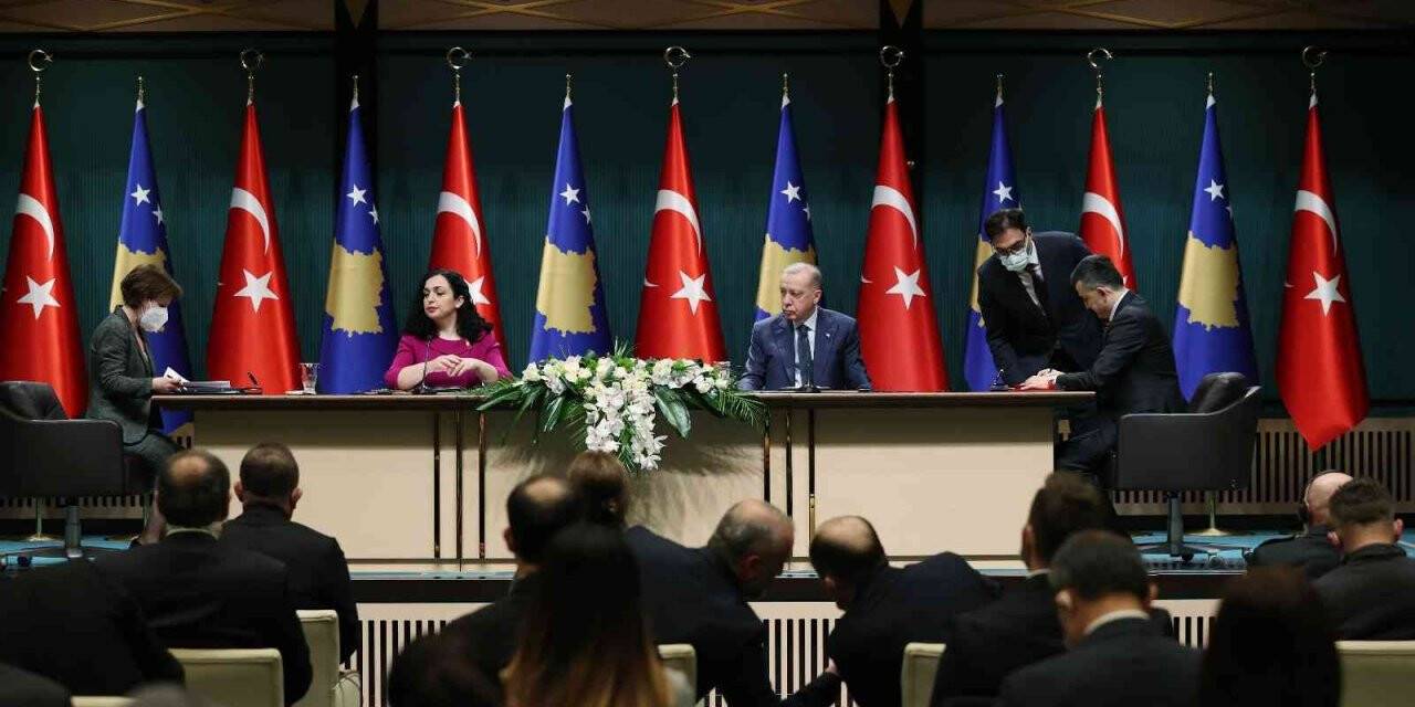 Erdoğan-Osmani ortak basın toplantısı