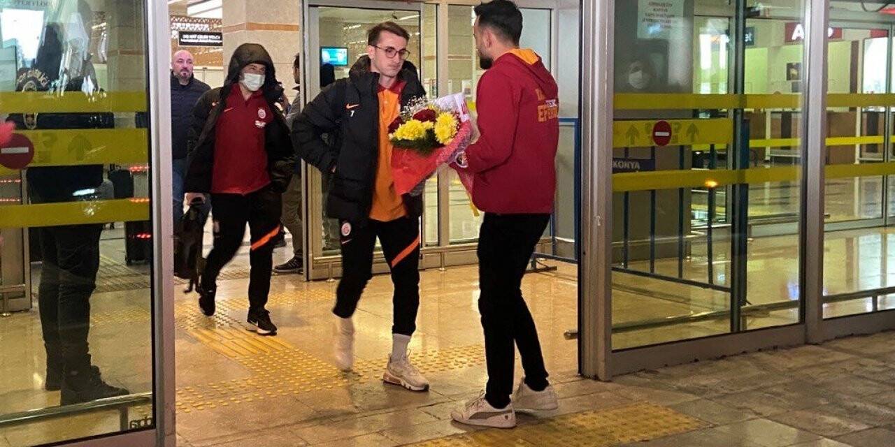 Galatasaray kafilesi Konya’ya geldi