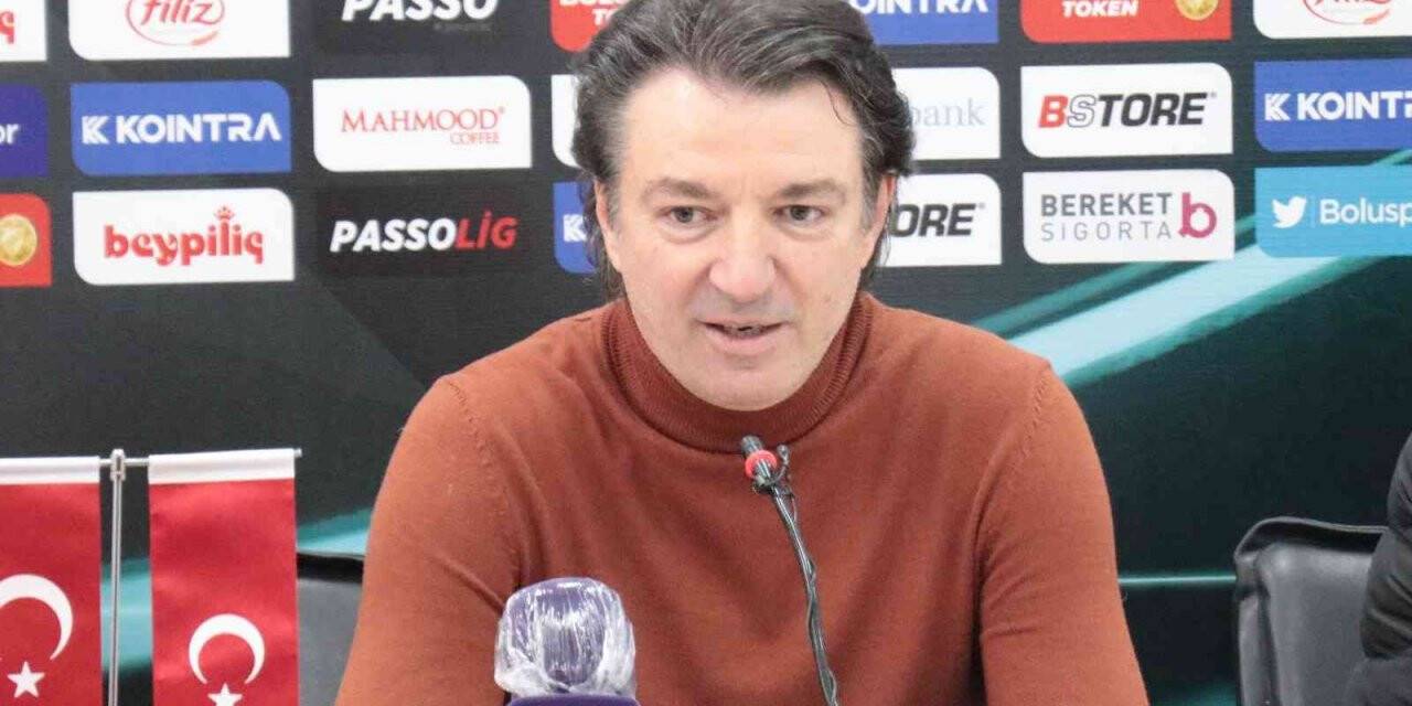 Boluspor - Tuzlaspor maçının ardından