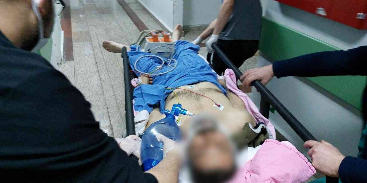 Samanlıkta ölümden kurtarıldı