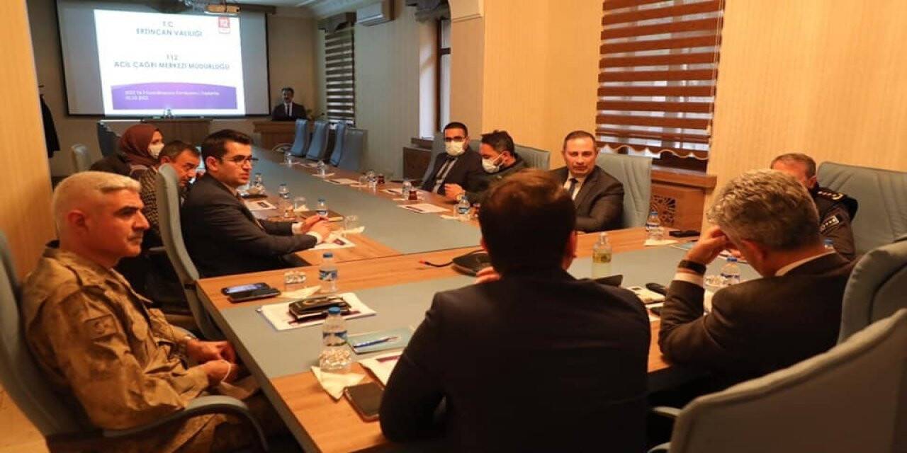 Erzincan’da 112 Acil Çağrı Hizmetlerine 2021 yılı içerisinde toplam 307 bin 476 adet çağrı geldi