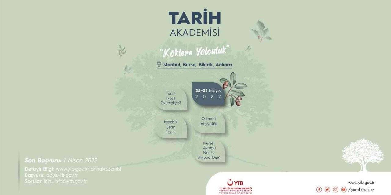 Yurt dışında yaşayan gençler Tarih Akademisi’nde buluşuyor