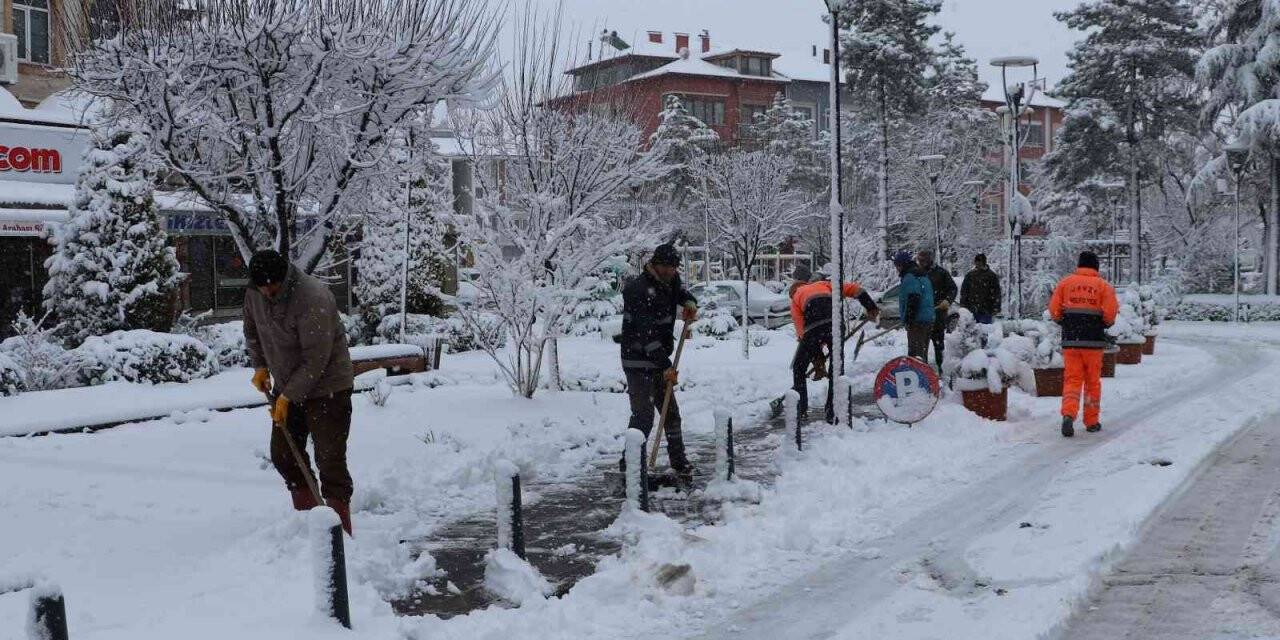 Havza’da mart ayında karla mücadele