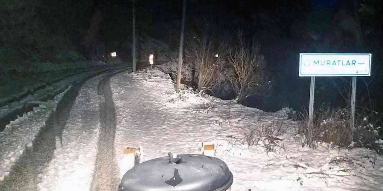 Menteşe’nin yüksek kesimlerinde kar mesaisi