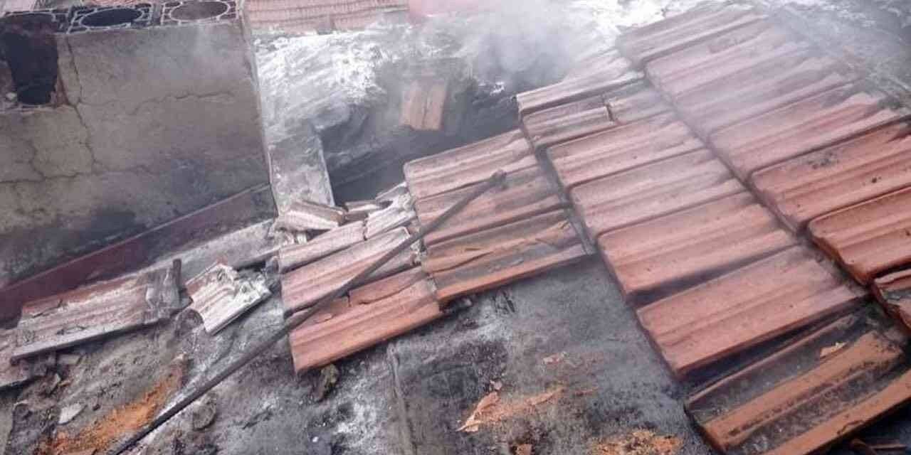 4 katlı binada korkutan yangın