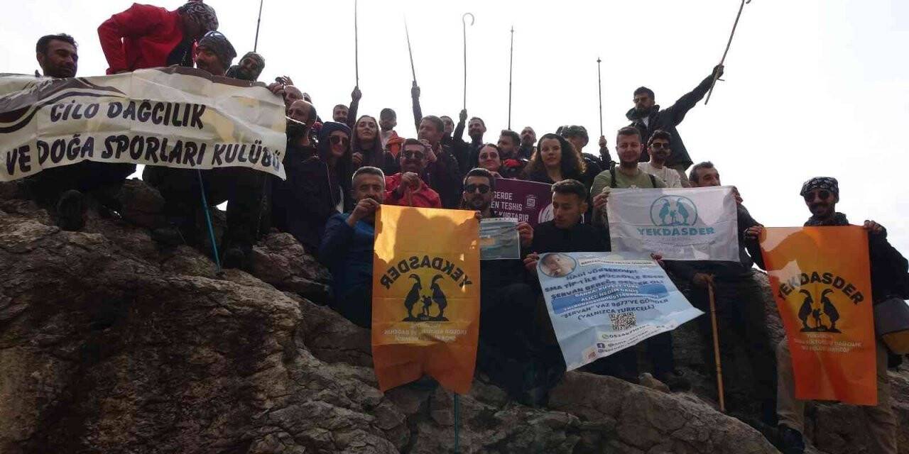 Yüksekovalı dağcılardan doğa yürüyüşü