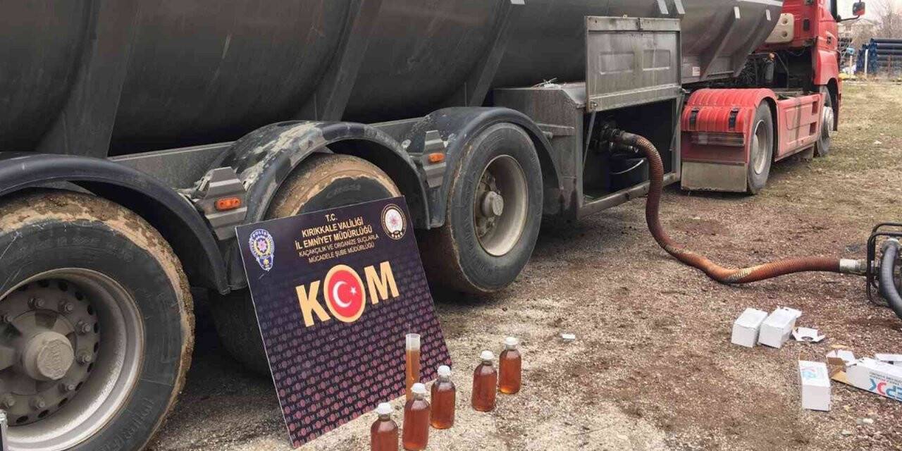 Kırıkkale’de 26,5 ton kaçak akaryakıt ele geçirildi
