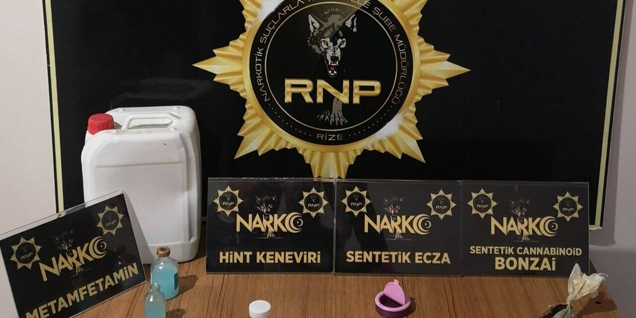 Rize’de uyuşturucu operasyonu: 1 kişi tutuklandı