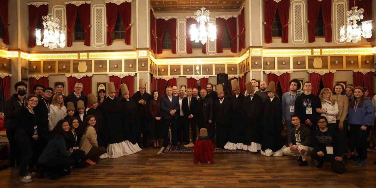 Başkan Çerçi Erasmus öğrencilerini İrfan Meclisinde ağırladı