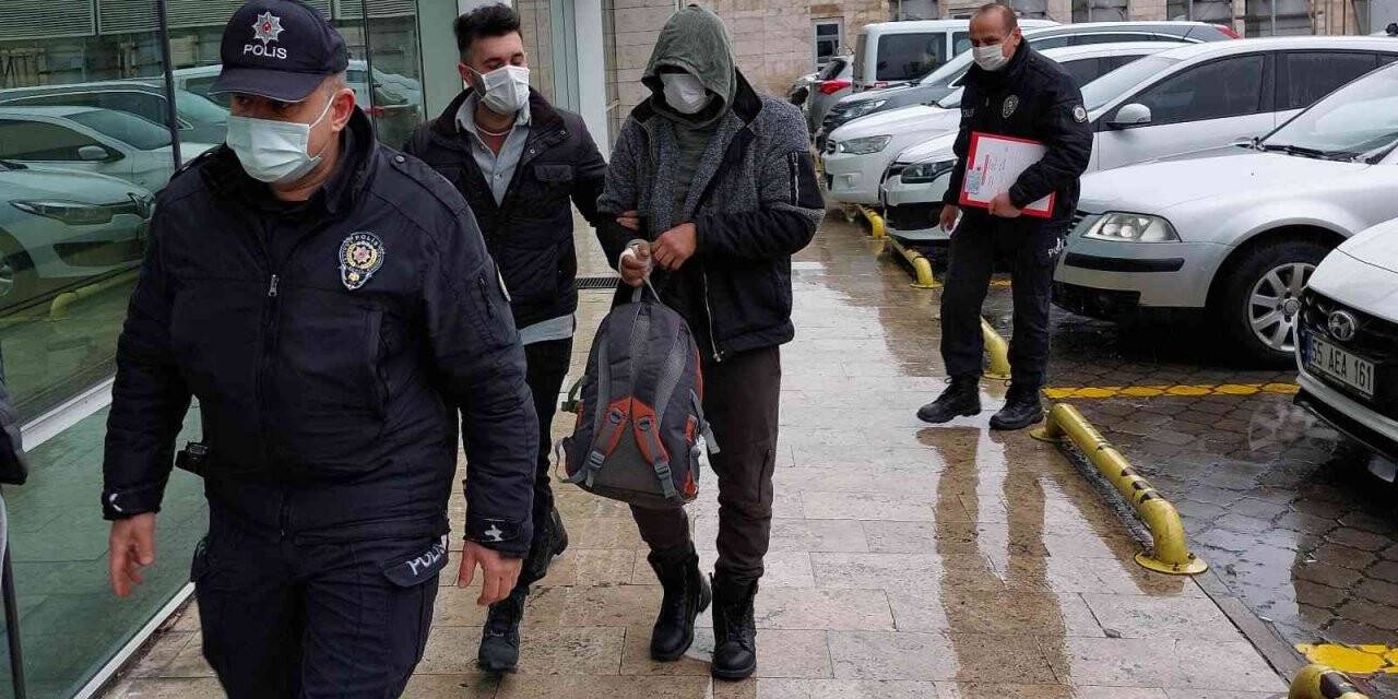 Evden hırsızlık iddiasına gözaltı