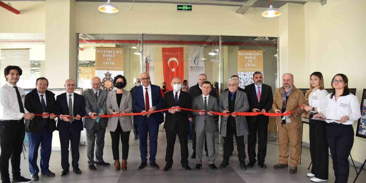 Manisa’da ‘İstanbul Bahçe ve Çiçek’ resim sergisi açıldı