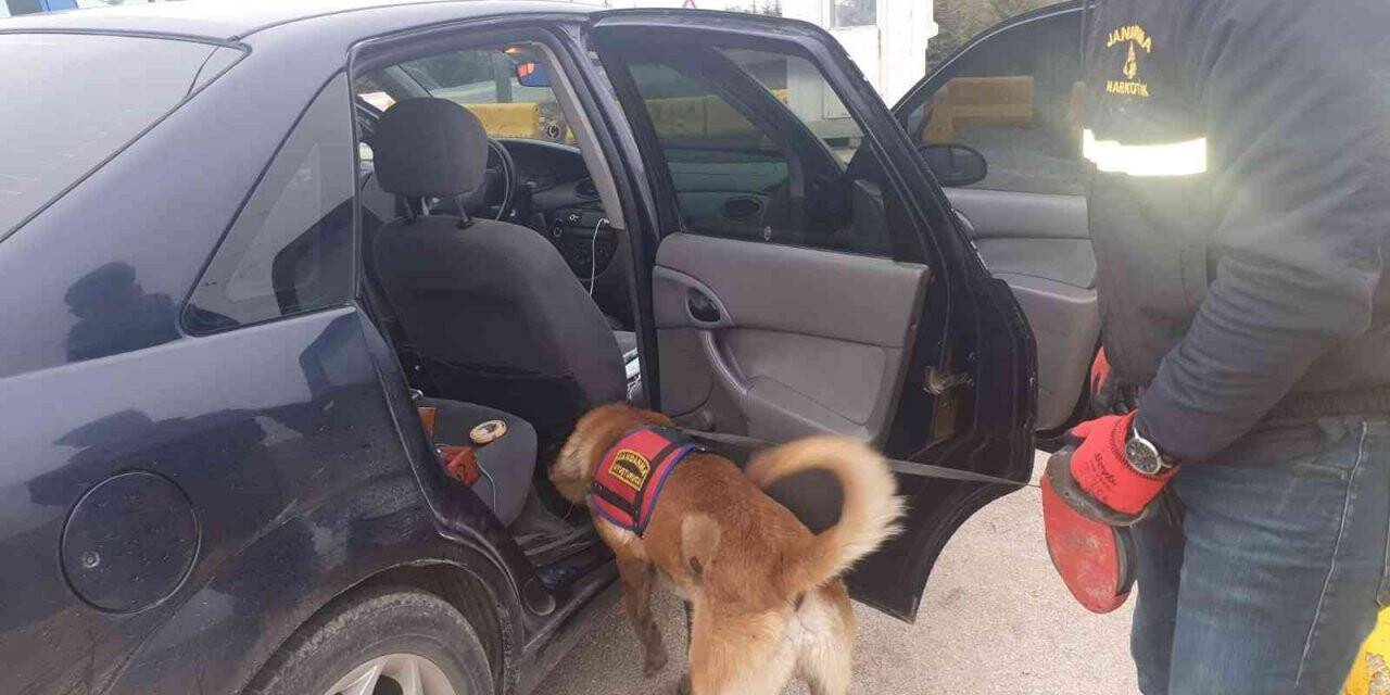 Hırsızlıktan suçundan aranan şahıs uyuşturucu ile yakalandı