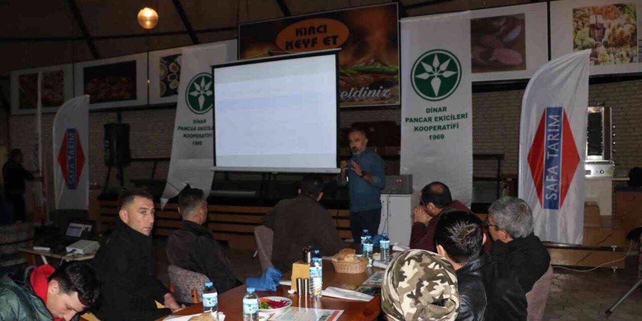 Sandıklı’da çiftçiler bilgilendirildi