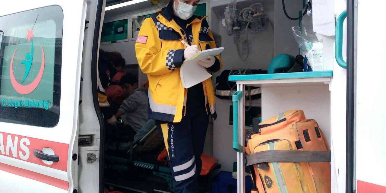 Çorlu’da motosikletli kurye kazası: 1 yaralı