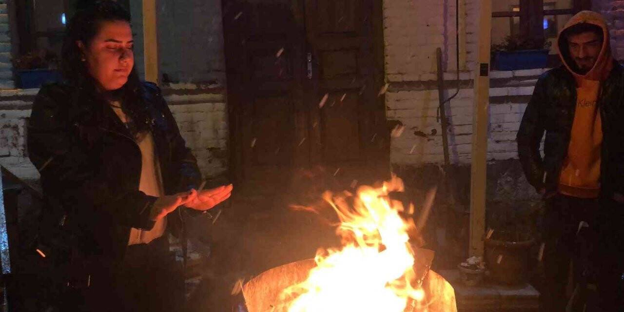 Kars’ta yoğun kar yağışı