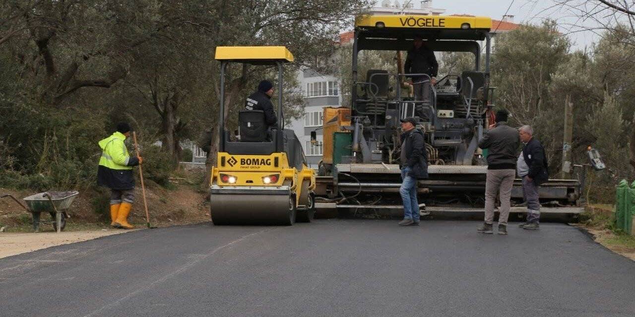 Edremit’te asfalt seferberliği