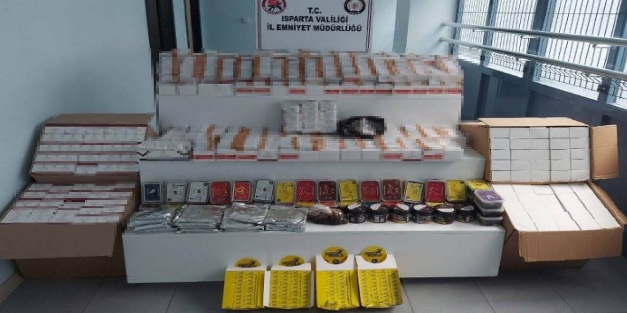 Isparta’da kaçakçılık operasyonu: 2 kişi yakalandı