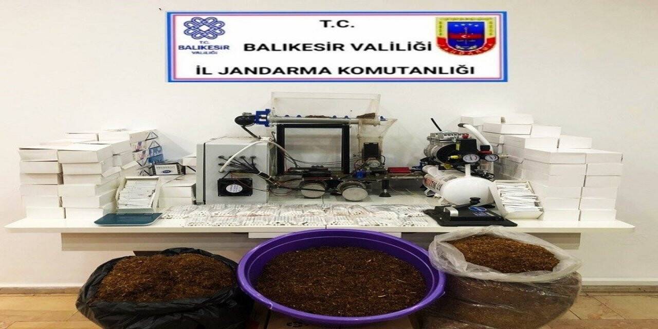 Balıkesir’de jandarmadan kaçak tütün operasyonu