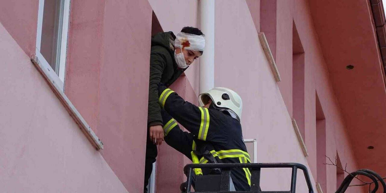 Hisarcık’ta deprem anı ve tahliye tatbikatı