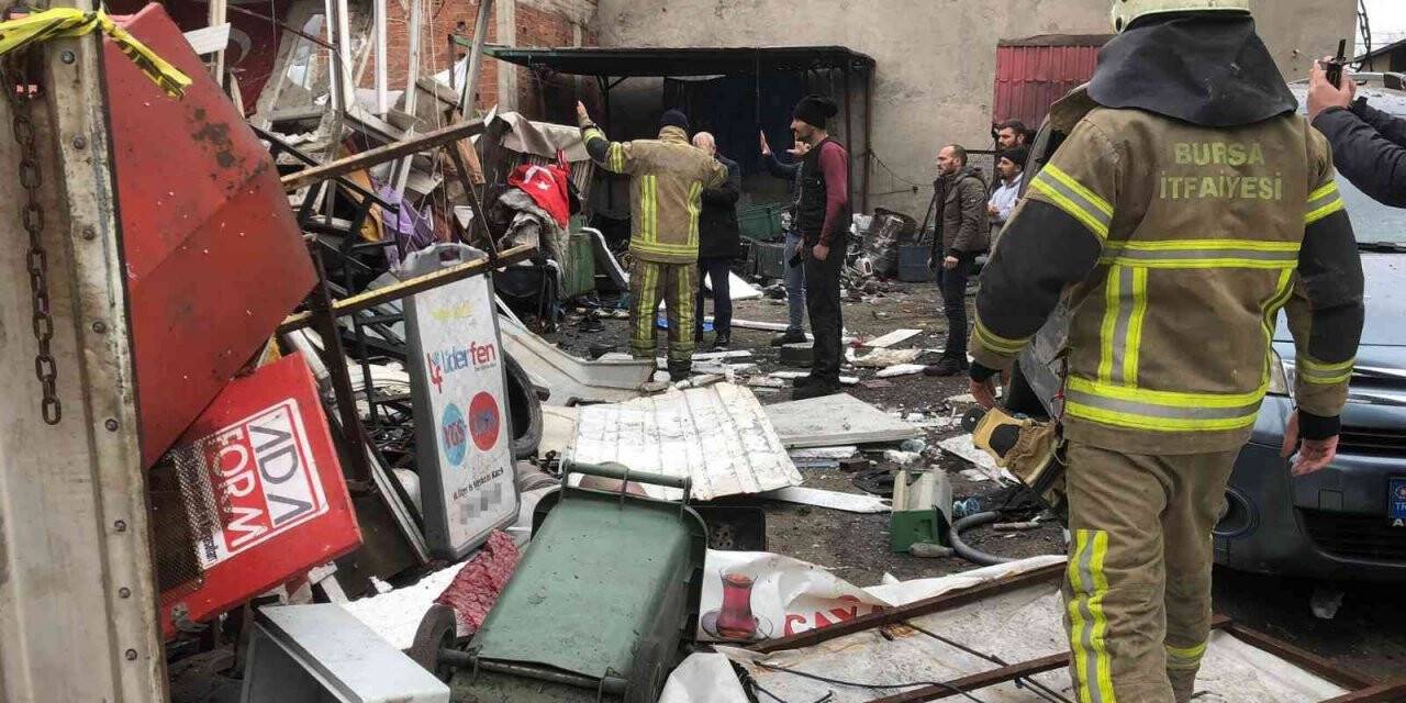 Hurda deposunu savaş alanına çeviren patlamanın yeni görüntüsü ortaya çıktı