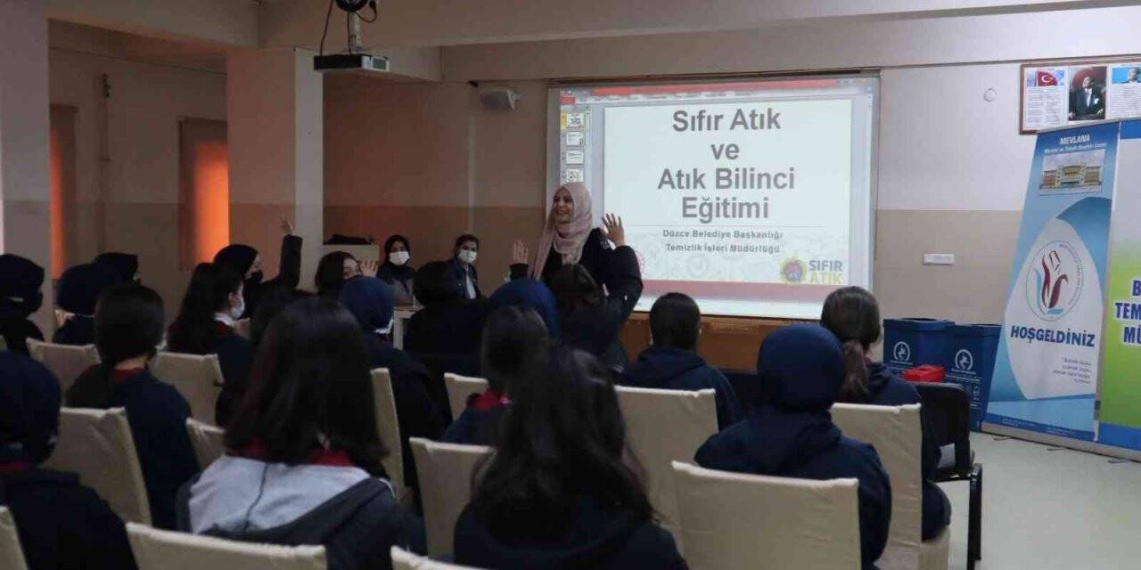 Öğrencilerine sıfır atık eğitimi