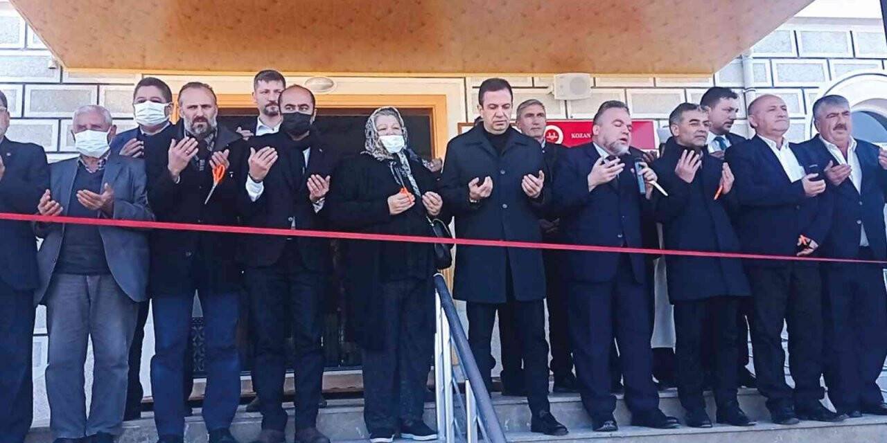 Hayırseverlerin desteği ile yaptırılan cami ibadete açıldı