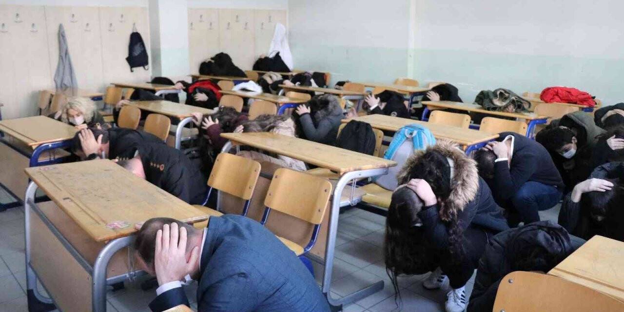 Bolu’da deprem tatbikatı