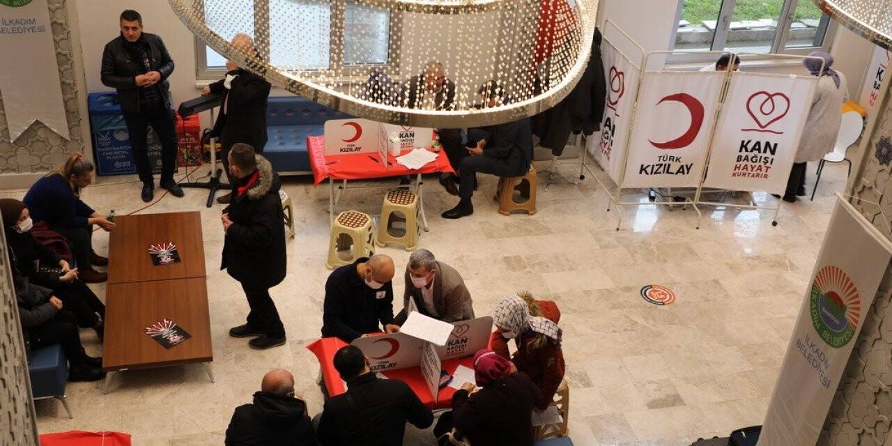 İlkadım’dan Kızılay’a kan desteği
