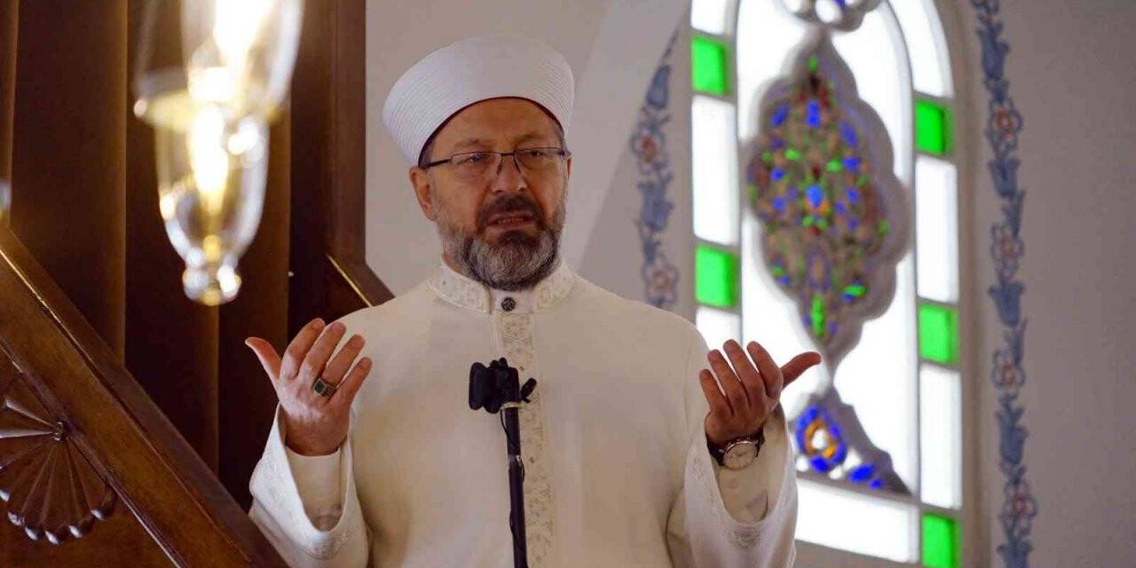 Diyanet İşleri Başkanı Erbaş, Cuma hutbesinde madde bağımlılığına dikkat çekti