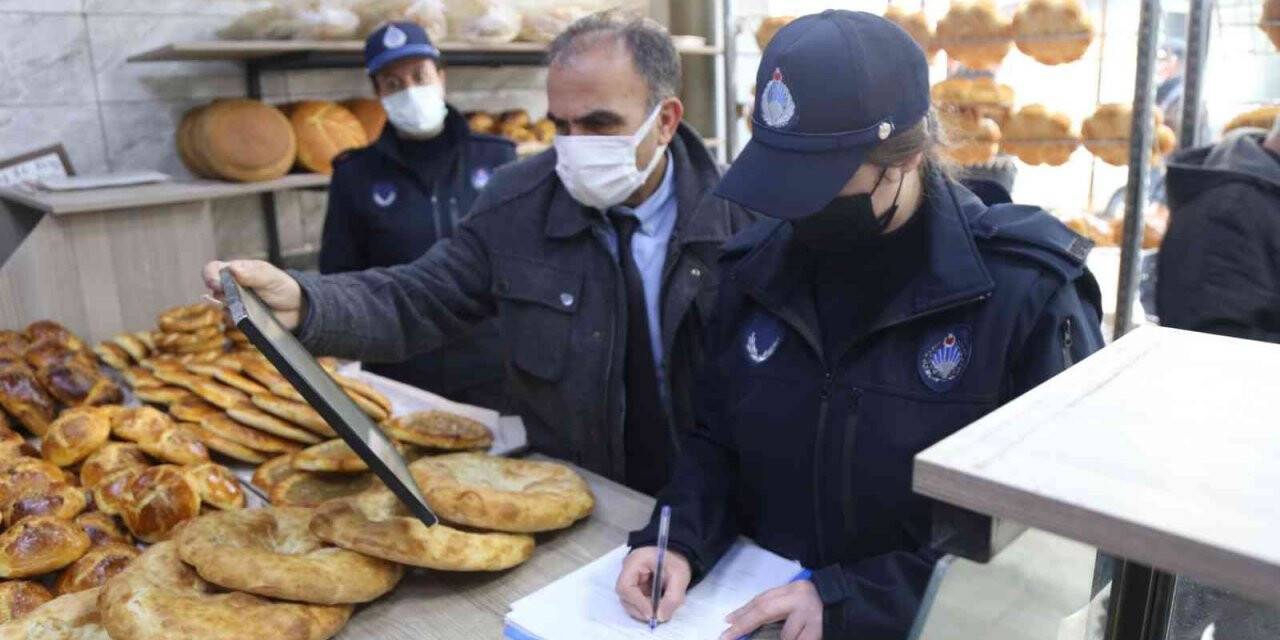 Erzincan’da zabıtadan fırın denetimi