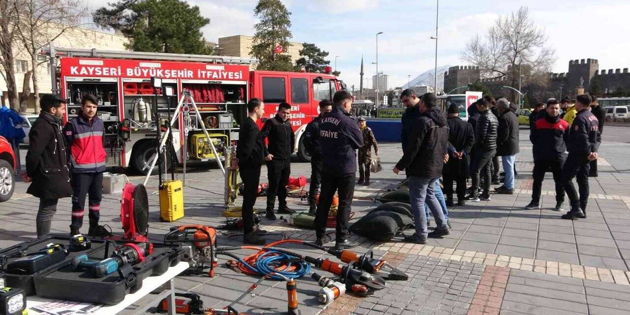 Kayseri’de afet farkındalığı artırılıyor