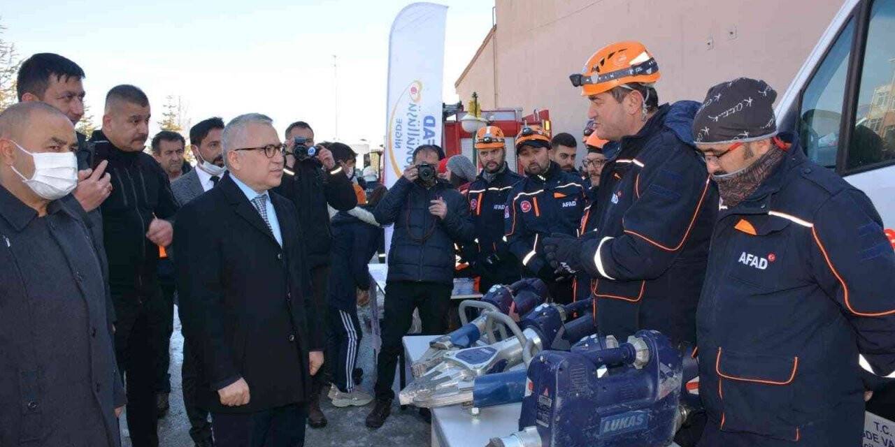 Niğde’de deprem tatbikatı yapıldı