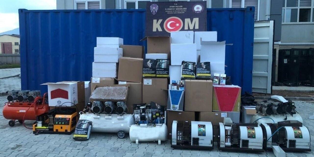 Aydın polisinden kaçak sigara operasyonu