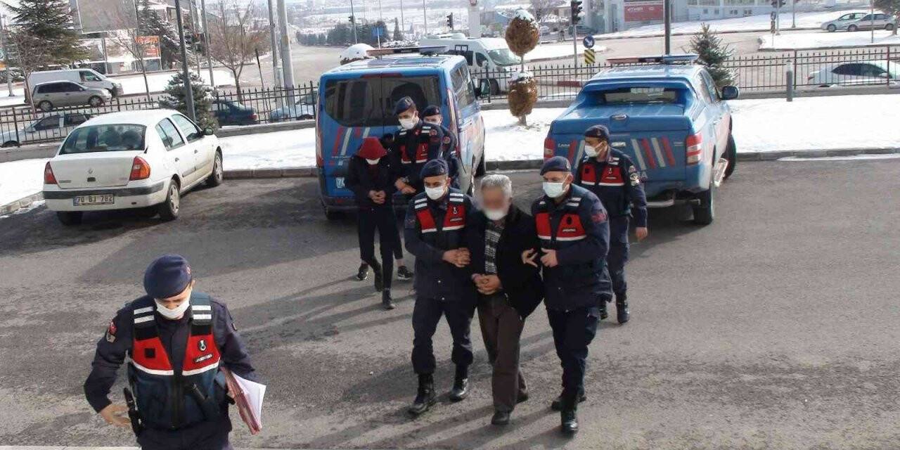 Karaman’da telefon kablolarını çalan 2 kişi tutuklandı