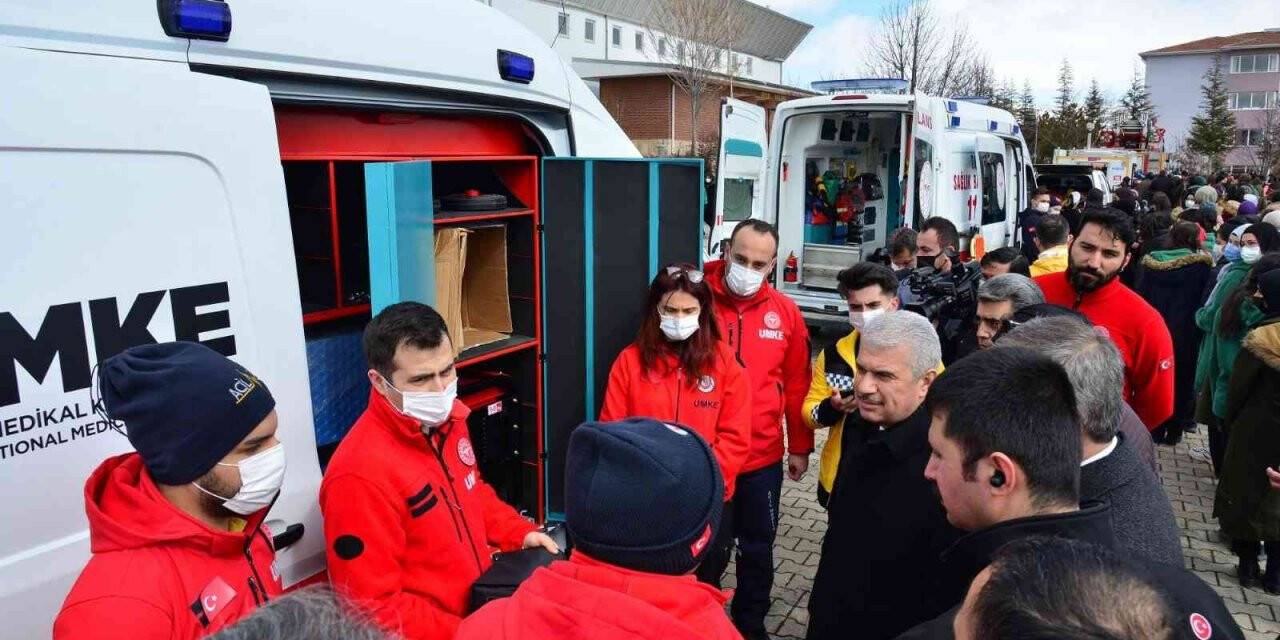 Kırşehir’de deprem tahliye tatbikatı yapıldı