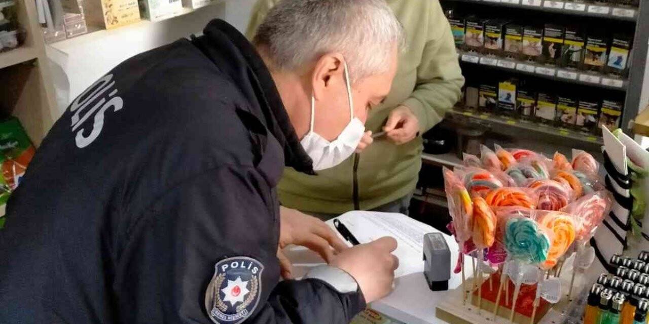 Bandırma’da okul çevresinde tek dal sigara denetimi