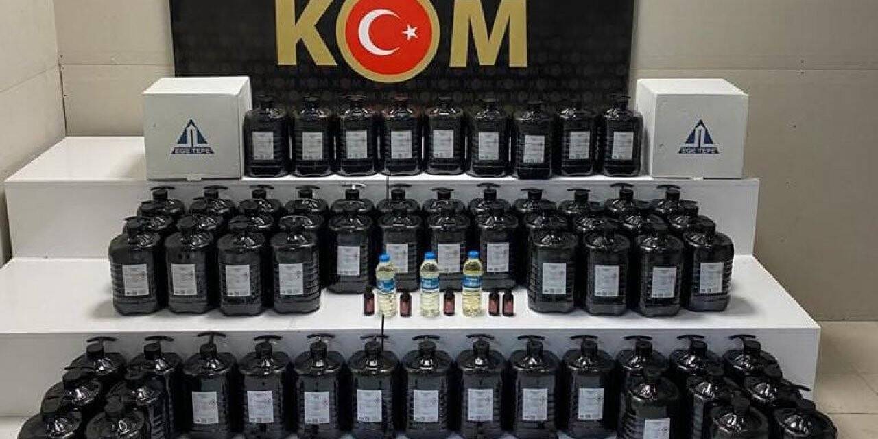 Samsun’da sahte içki ele geçirildi