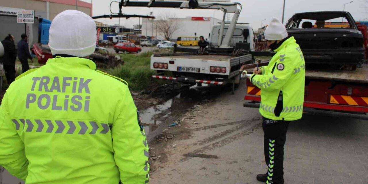 Aydın’da hurda ve atıl araçlar toplanıyor