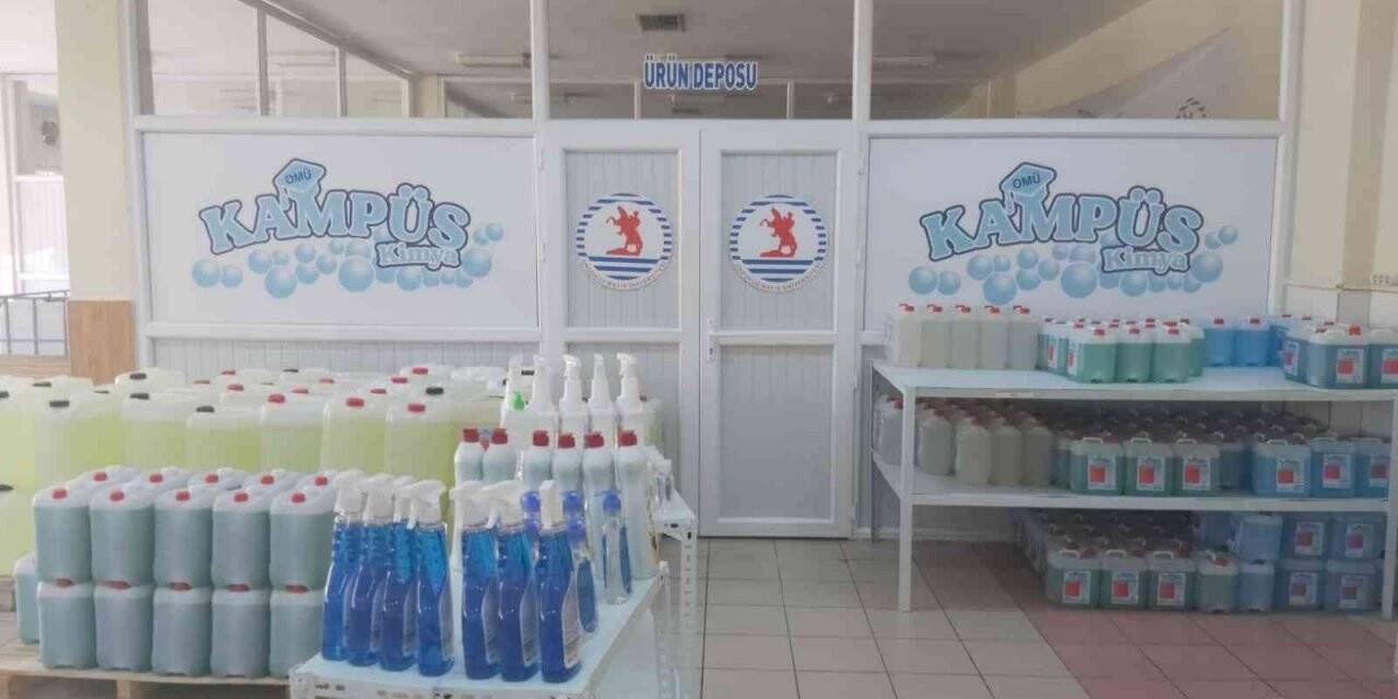 OMÜ’den Ukrayna’ya temizlik malzemesi yardımı