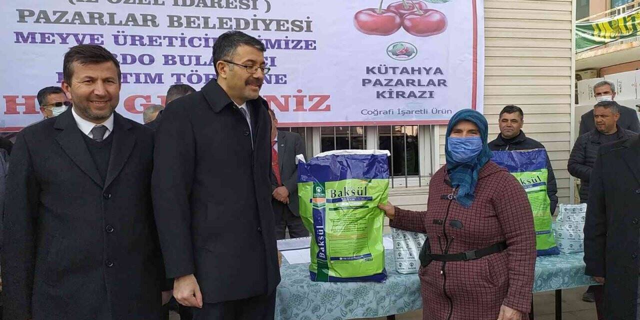 Pazarlar Belediyesi’nden üreticiye büyük destek
