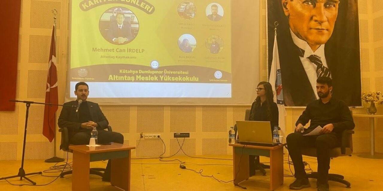 Kaymakam İrdelp, üniversite öğrencilerine mesleğini tanıttı