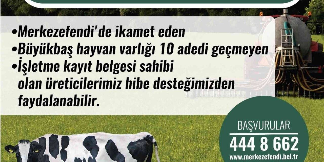 Süt üreticilerine 200 ton yem desteği