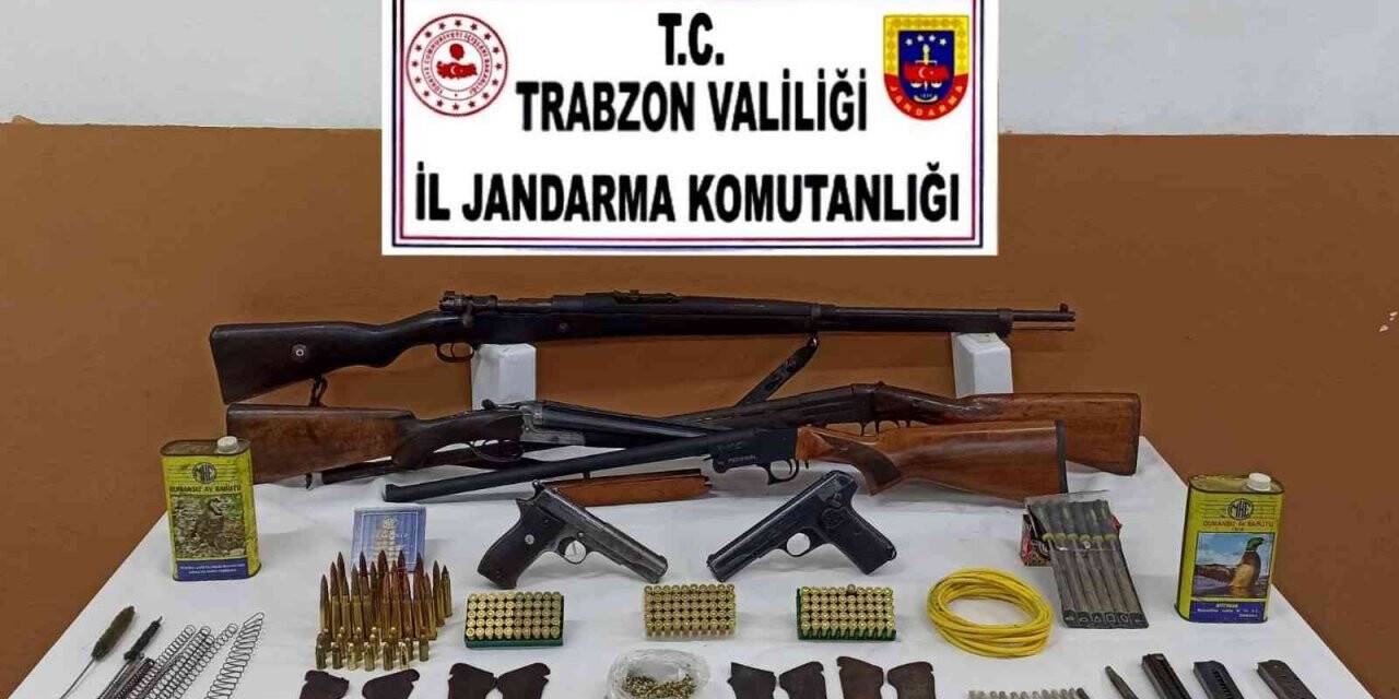 Jandarmadan kaçak silah operasyonu