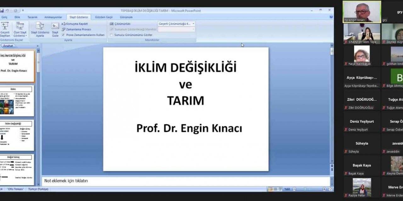 Tepebaşı’nda “İklim Sözcüleri Eğitimleri” sürüyor