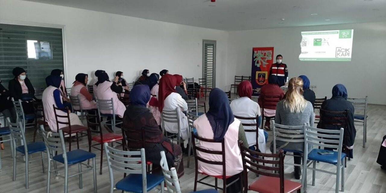 Kadınlara uyuşturucu ile mücadele eğitimi verildi