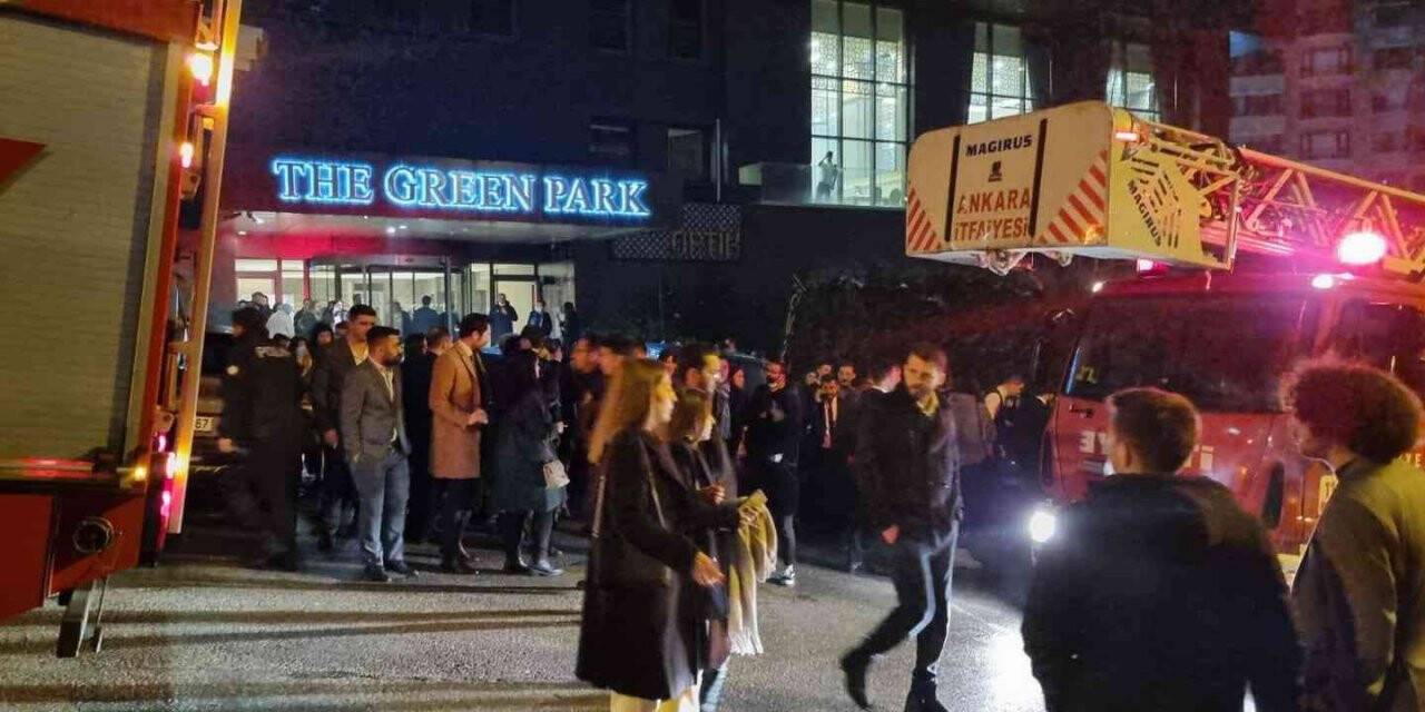 Ankara Barosu avukatlarının bulunduğu otelde çıkan yangın kısa süreli paniğe neden oldu