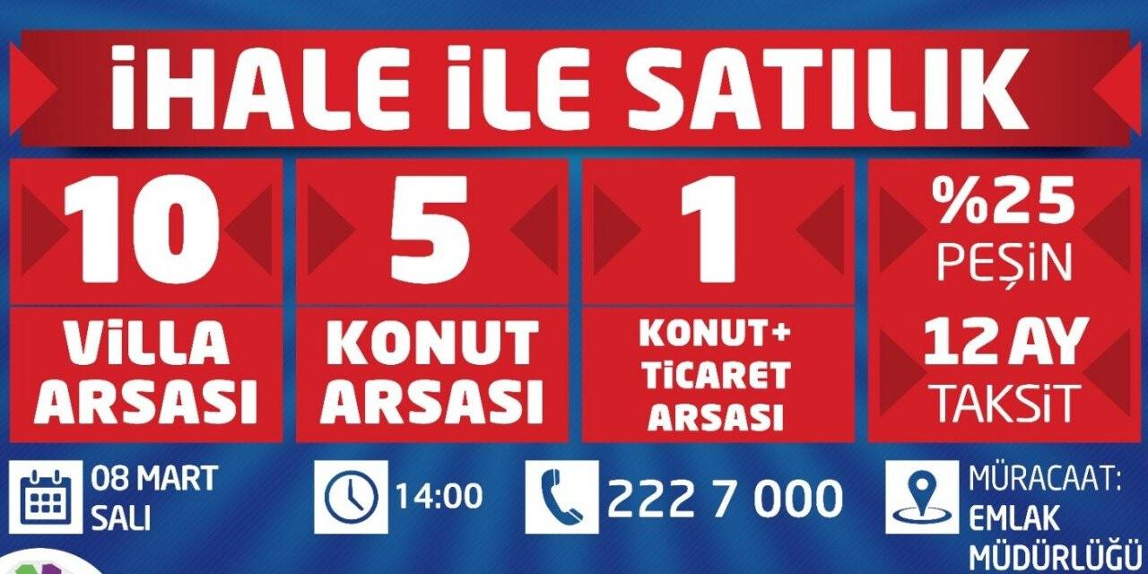 Kocasinan’da yatırım fırsatı için son 2 gün