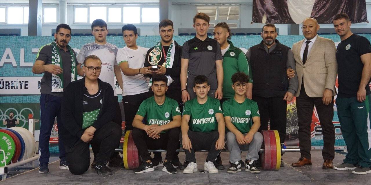 Konyaspor Halter Takımı Türkiye 4'üncüsü