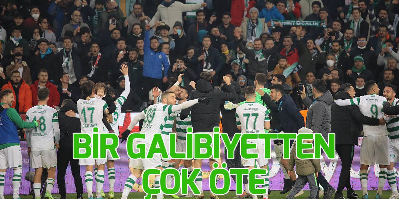 Konyaspor için bir galibiyetten ötesi